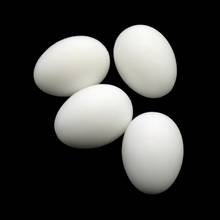 Huevos de simulación de plástico para aves, palomas, loros, codorniz, herramientas de Avicultura, nido de plástico para incubar huevos de Pascua, juguete de 30 Uds. 2024 - compra barato