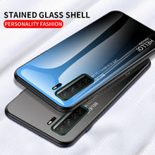 Auroras Tempered Glass Case For Honor 30S Macaron Solid Color Luxury Hard Back Cover For Honor 30S Case 2024 - buy cheap