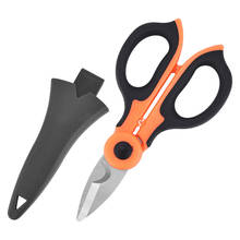 157mm High Carbon Steel Scissors Household Shears Tools Electrician Scissors Stripping Wire Cut Tools for Fabrics  Paper Cables 2024 - buy cheap
