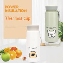 400ML Cartoon Style Kids Thermos Cup BPA-free Stainless Steel Vacuum Flask Cute Insulated Tumbler Bottle Coffee Milk Thermos Mug 2024 - buy cheap