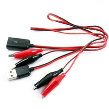 Pinzas de cocodrilo USB, cable macho y hembra a USB, Detector de voltaje de CC, amperímetro, Monitor medidor de potencia de capacidad 2024 - compra barato