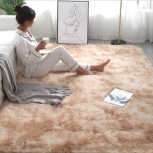 Ruldgee-tapete felpudo e macio com tie-dye, tapetes de pele sintética, várias estampas, para quarto de criança, sala de estar 2024 - compre barato