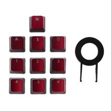 Teclado mecânico para notebook, teclado com 10 teclas para asus k70, k65, k95, g710, rgb strafe 2024 - compre barato