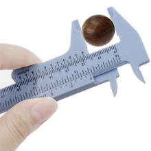 0-150mm double rule scale plastic Vernier caliper measuring Student Mini tool ruler Depth Diameter Measuring Tool Dropshipping 2024 - buy cheap
