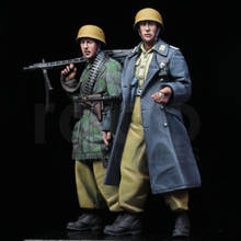 1/35 масштаб resin смола фигурка итальянских солдат 2 фигурки GK фигура 2024 - купить недорого