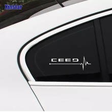 2pcs Decal Sticker car windows sticker for Kia ceed 2024 - buy cheap