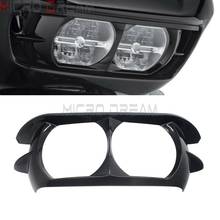 ABS Motorcycle Dual Headlamp Headlight Trim Cover Bezel Black for Harley Touring Road Glide Special FLTRX FLTRXS 2015-2019 17 18 2024 - buy cheap