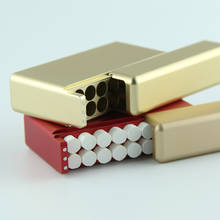 Caixa de cigarro eletrônico de alta qualidade, 18 varas, metal, caixa de armazenamento de cigarro para iqos 2.4plus/3.0/lil, estojo de cigarro 2024 - compre barato