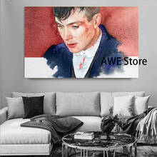 Portrait of Tommy Shelby Wall Art Posters And Prints Peaky Blinders Abstract Art Paintings Print on Canvas Art Pictures Cuadros 2024 - buy cheap