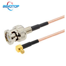 1PCS RF Cable BNC Male to MCX Male Right Angle RG316 Pigtail Extension Cable RF Coaxial Jumper Cord Wholesales 2024 - buy cheap
