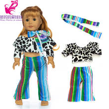 18 Inch Doll Clothes Fit for 43cm New Born Baby Doll Fashion Clothes 45cm Girl Doll Clothes Toys Wear 2024 - buy cheap