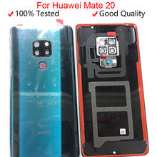 100% Original New 6.53" For Huawei mate 20 HMA-AL00 HMA-L09 HMA-L29 Glass Rear Back Door Housing Battery Door Cover + Adhesive 2024 - buy cheap