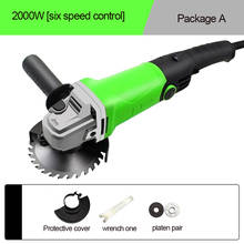 Speed regulation/Constant Speed Angle Grinder for Grinding Cutting Metal Electric 1100RPM For High Speed Material Removal 2000W 2024 - buy cheap