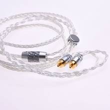 8 núcleos 5n occ áudio fone de ouvido atualização prata chapeado cabo para sony IER-Z1R m7 m9 fone de ouvido cabo de atualização (4.4mm equilibrado) 2024 - compre barato