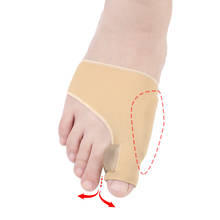 1 пара разделитель носка Hallux вальгусный корректор ортопедический корректор большого пальца ноги коррекция носок для педикюра выпрямитель 2022 - купить недорого