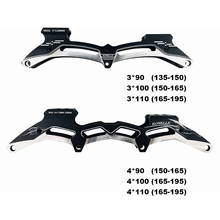 Speed Slalom Slide Inline Skates Frame Fit for 3 or 4 Speed Wheels Aluminium Alloy  Base Patines Bracket DJ32 2024 - buy cheap