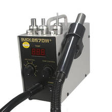 Digital Display Electric Soldering Stations QUICK857Dw+ Hot Air Heat Gun Helical Wind 580W SMD Rework Station Soldering Irons 2024 - buy cheap