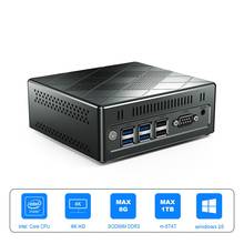 Ck6 mini computador fanless intel core i5 5257u pré-instalar windows 10 suporte janela 7/linux duplo lan triplo display vs u57 2024 - compre barato