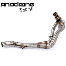 Motorcycle Exhaust Full system FOR Yamaha MT-09 FZ-09 MT09 FZ09 not tracer 2014 2015 2016 2017 2018 2019 2020 link middle pipe 2024 - buy cheap