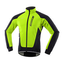 Men Cycling Jacket Waterproof Windproof Thermal Fleece Bike Jersey MTB Bicycle Riding Running Autumn Winter Jacket Coat 2024 - buy cheap