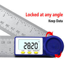 0-200mm 8'' Digital Meter Angle Inclinometer Angle Digital Ruler Electron Goniometer Protractor Angle finder Measuring Tool 2024 - buy cheap