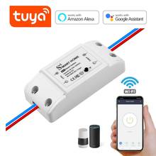 Tuya Smart Life Smart WIFI Light Switch Relay Wireless Voice Remote App Control Breaker Work With Alexa and Google Home IFTTT 2024 - buy cheap