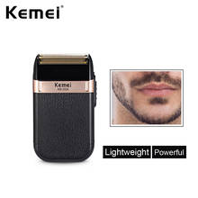 Kemei Electric Shaver Twin Blade Reciprocating Cordless Razor Hair Beard Shaving Machine Barber Trimmer USB Rechargeable 2024 - buy cheap