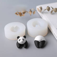 Molde de silicona con cabeza de Panda para decoración de tartas, herramientas para hornear Chocolate, pasta de goma para pasteles 2024 - compra barato