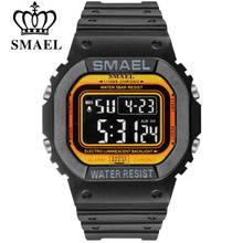 SMAEL-reloj Digital deportivo para hombre, cronógrafo de pulsera multifuncional, a la moda, Retro, marca de lujo, 1801 2024 - compra barato