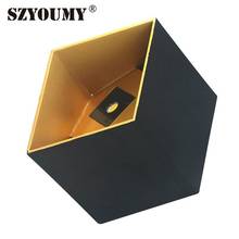 Szyoumy lâmpada de parede de alumínio led 6w 12w, para decoração de quartos, luzes de arte 2024 - compre barato