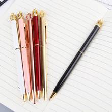 Bolígrafo bolígrafos para la escuela, suministros de oficina, papelería de escritura, bonitos, Kawaii, corona de diamantes 2024 - compra barato