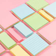Colored N Times Post Sticky Notes Office School Memo Pad Small Cute Planner Notepad Sticky Memo Sheets Cheap 2022 - buy cheap
