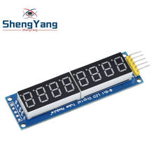Shengyang hd 595 cwg módulo de controle de exibição de tubo digital de 8 bits 8bit para arduino 595 driver, 8 dígitos 2024 - compre barato