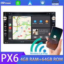 7" PX6 4+64G Android 10.0 Car Stereo Radio DVD Player HDMI for VW Volkswagen Golf Passat Golf Jetta Polo Skoda Seat Carplay Auto 2024 - buy cheap