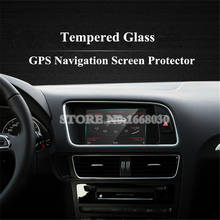 Закаленное стекло для Audi Q3 8U Q5 8R, защита экрана GPS-навигации, украшение автомобиля, аксессуары для интерьера автомобиля 2024 - купить недорого