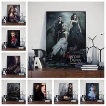O vampiro diários clássico filme tv arte decoração imagem de qualidade pintura em tela poster quarto sala de estar sofá parede 2024 - compre barato