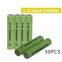 50Pieces/lot Original New KX Ni-MH AAAA 1.2V 600mAh Ni-Mh Rechargeable Battery Free Shipping 2024 - buy cheap