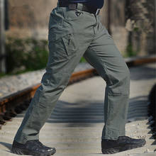 IX9 City-Pantalones tácticos de algodón para hombre, pantalón de combate militar, SWAT, con múltiples bolsillos, para exteriores 2024 - compra barato