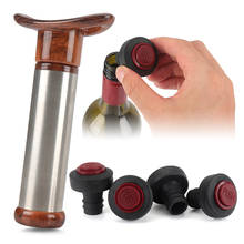 Wine Stopper With Vacuum Pump Bar Accessories Air lock Aerator Stainless Steel Bottle Stopper Keep Wine Fresh Saver Sealing 2024 - buy cheap