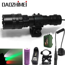 Red/Green/White Tactical LED Flashlight 5mode Ultra Bright Hunting Light USB Rechargeable Waterproof Scout Light Torch Flashligh 2024 - buy cheap