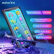 MP4-плеер Mahdi M9, Bluetooth 5,0, сенсорный экран 3,5 дюйма, mp3-плеер, Hi-Fi, поддержка FM-радио, электронная книга, видео с динамиком 2024 - купить недорого