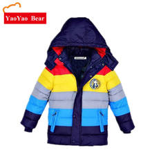 Jaquetas infantis, casaco de inverno para meninos e meninas, casaco quente de inverno com capuz para crianças de 4 a 6 anos, 2021 2024 - compre barato
