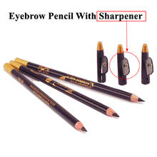 1PC Brown/Black Waterproof Long-Lasting Excellence Eyebrow Eyeliner Pencil With Sharpener Lid Eyebrow Pen Eye Makeup Beauty Tool 2024 - buy cheap