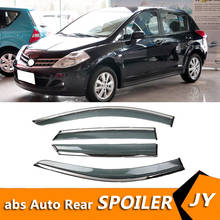 Visera de ventana para Nissan Tiida L, protector Deflector de sol y lluvia, accesorios para coche, 4 unids/set/juego, 2005-2010 2024 - compra barato