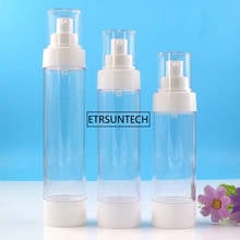 100pcs 80ml/100/120ml Transparent Airless Pump Perfume Vacuum Lotion Bottle Plastic Travel Bottle Refillable Bottles F3619 2024 - buy cheap