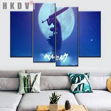 HKDV 5 Panels Modular Berserk Guts Animation Canvas Painting Modern Printed Poster Wall Art Pictures Living Room Home Decor 2024 - buy cheap