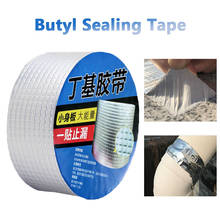 Super Waterproof Aluminium Foil Butyl Rubber Tape Adhesive Waterproof Duct Tape Repair Crack Thicken Repair Stop Leak Sticker 2024 - buy cheap