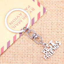 New Fashion Keychain 24x16mm best friends Pendants DIY Men Jewelry Car Key Chain Ring Holder Souvenir For Gift 2024 - buy cheap