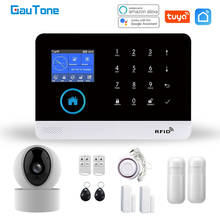 GauTone WiFi GSM Alarm System Tuya Smart Life App Control for Home Security with IP Camera RFID Card Security Alarm Smart House 2024 - buy cheap