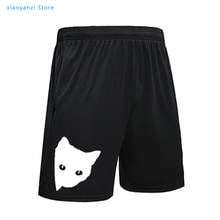 2021 Summer New Arrival Men running short Fashion Anime Black Cat shorts Loose Style sports pants Swag short pants ou-39-74 2024 - buy cheap